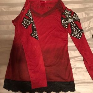 Cowgirl Tuff long sleeve shirt.